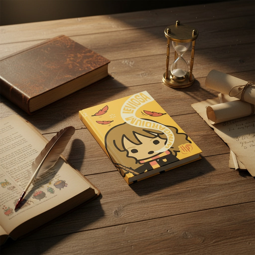 Hermione Hard Cover Notebook — Styling Shot