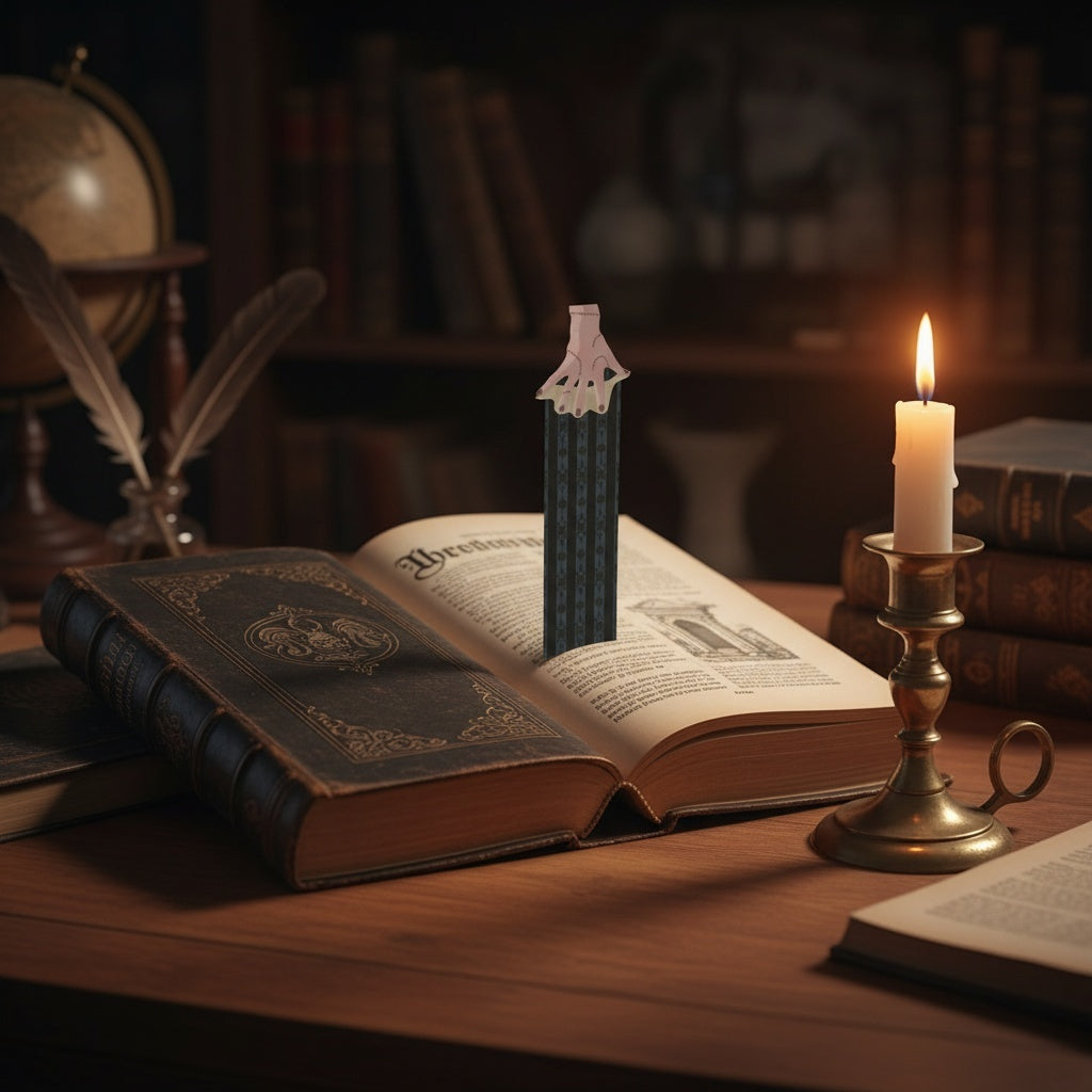 Wednesday Thing bookmark lifestyle dark academia