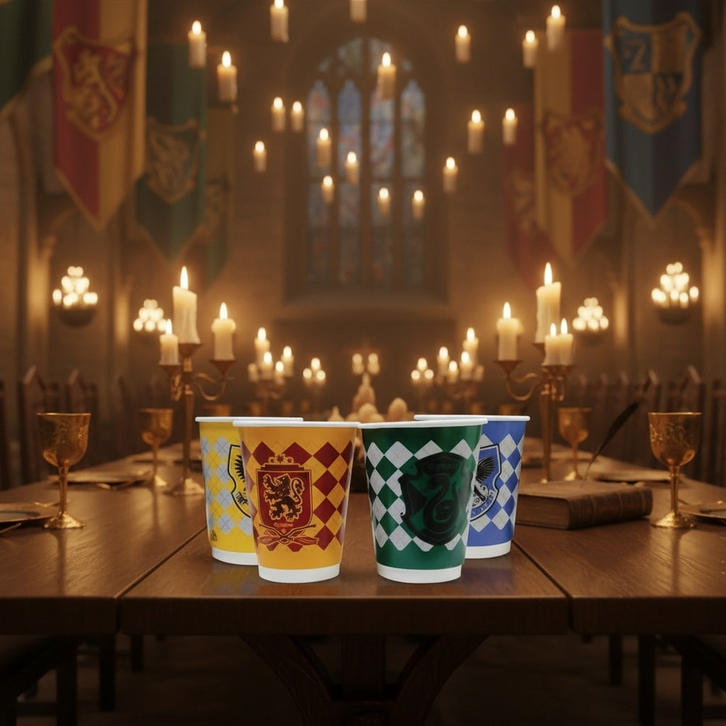 Harry Potter Hogwarts House Cups lifestyle photography Great Hall
