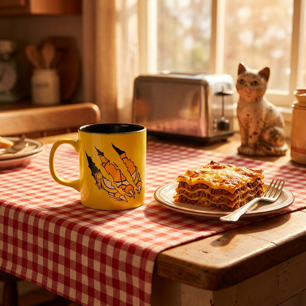 GARFIELD TIRMIK YELLOW MUG (2)