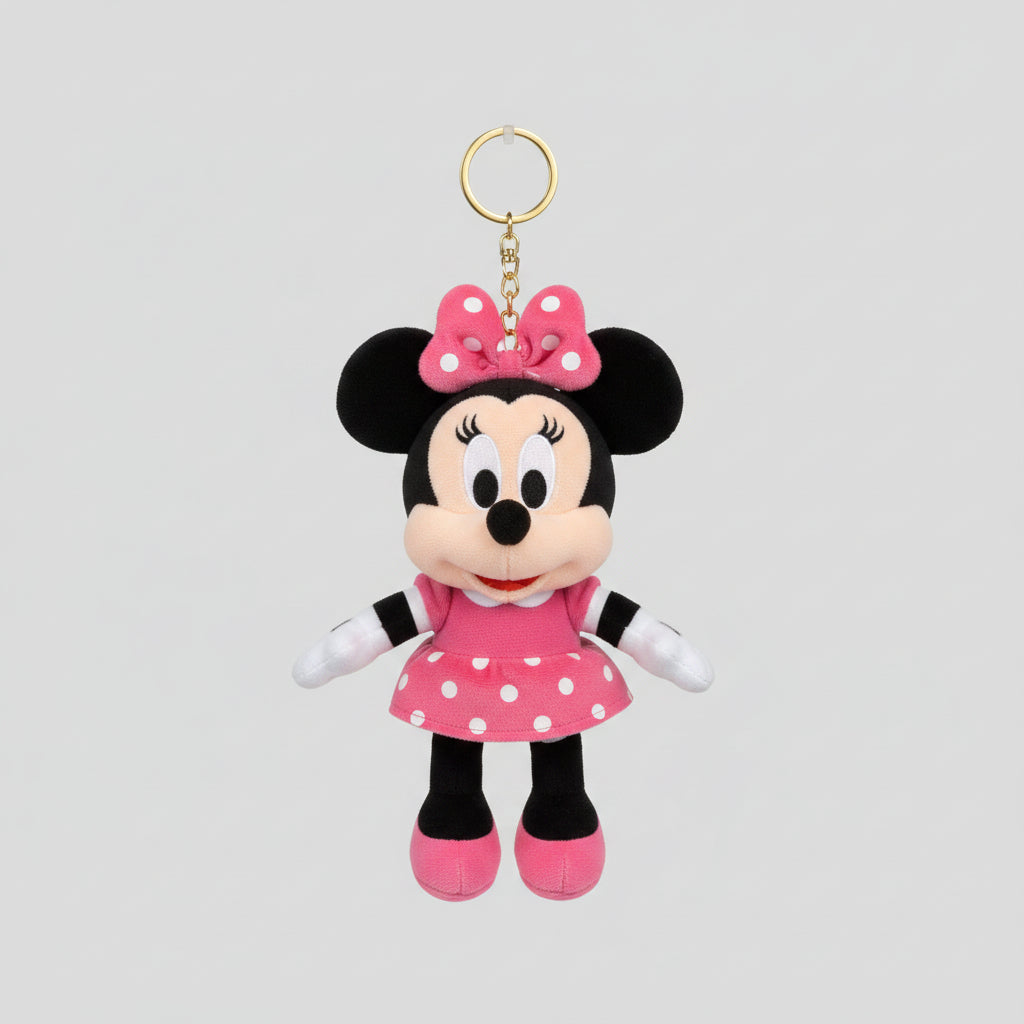 Minnie Mouse Pembe Peluş Anahtarlık