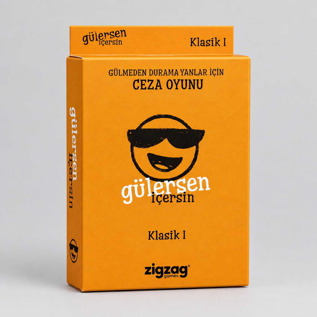 GÜLERSEN İÇERSİN KART OYUNU KLASİK 1
