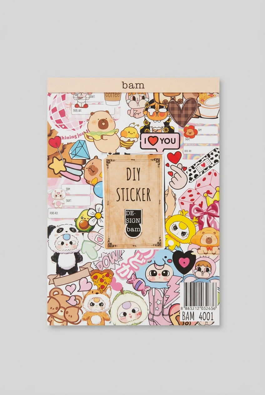 I LOVE YOU DIY STICKERS