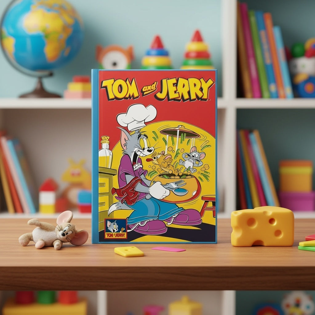Tom and Jerry Angry Tom notebook lifestyle kids room