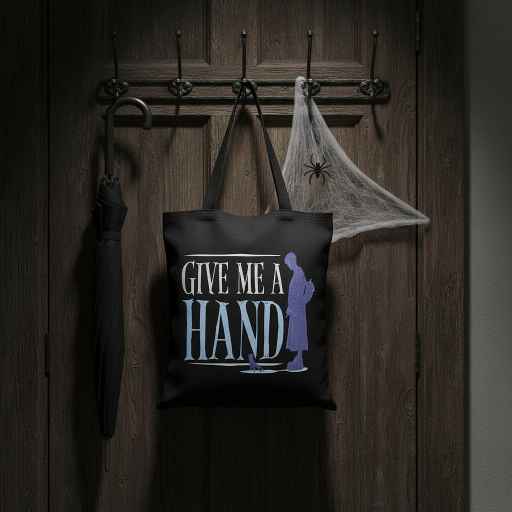 Wednesday Give Me A Hand tote bag lifestyle gothic