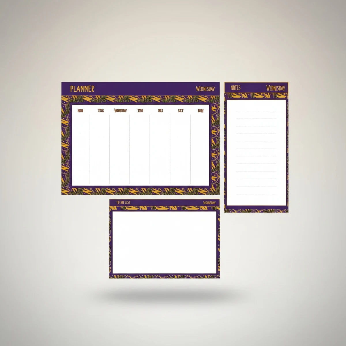 Wednesday - Nevermore Planner Set — Sihir Dukkani