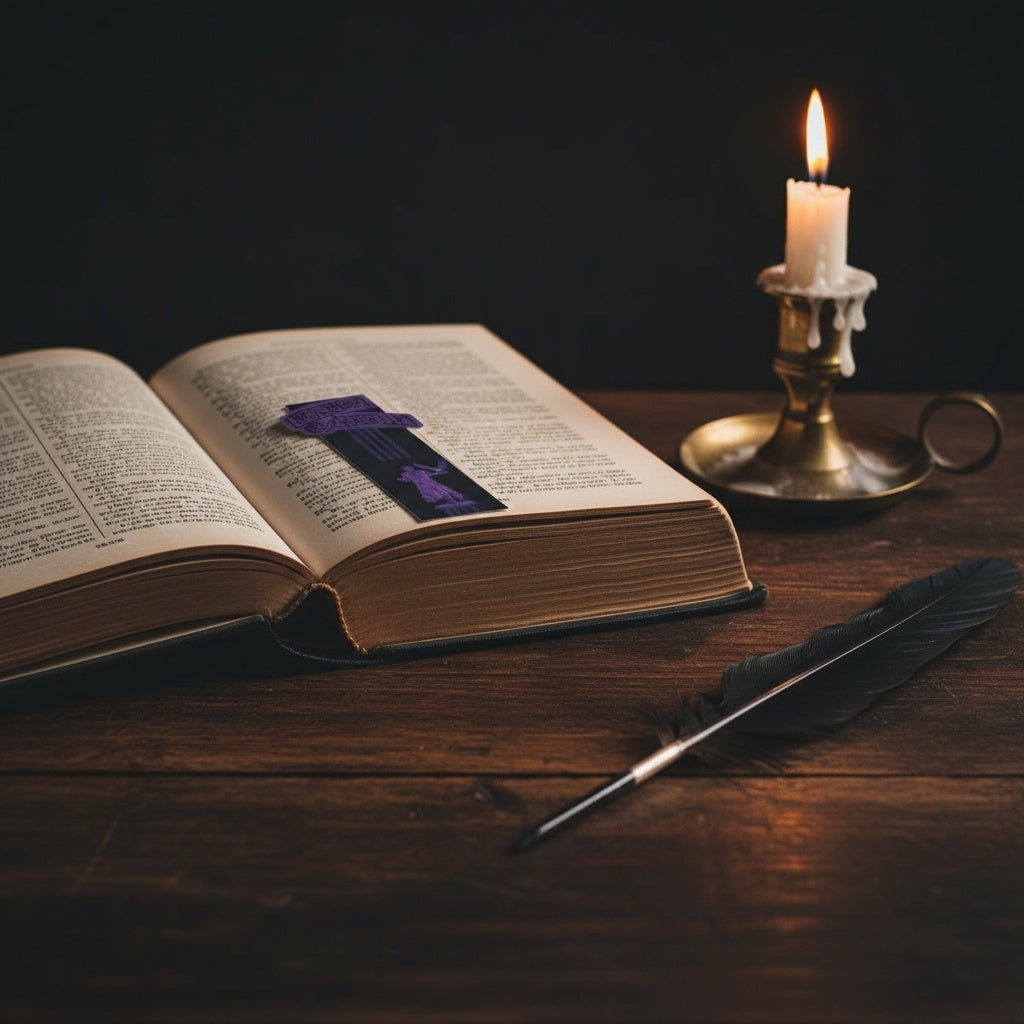 Wednesday Nevermore Academy bookmark lifestyle dark academia