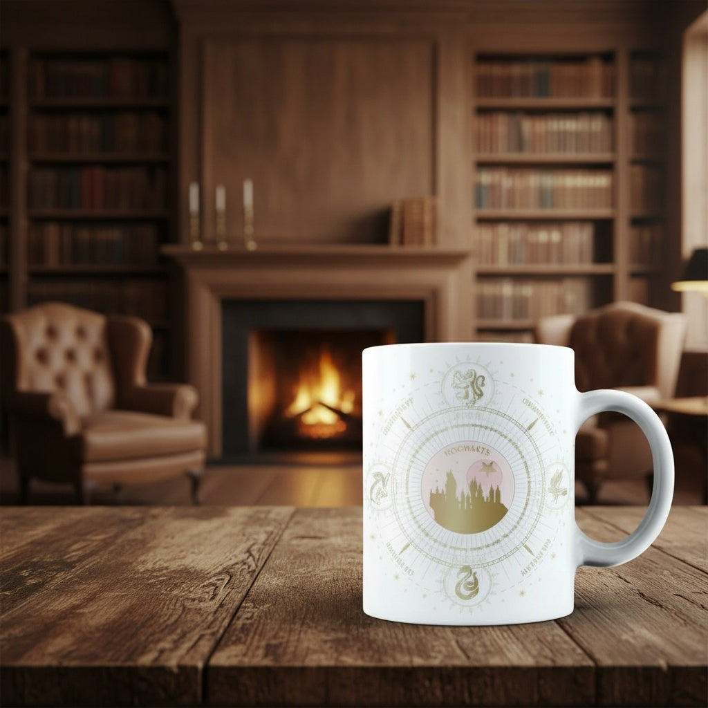 Harry Potter Kupa - Hogwarts Tasarım (2)