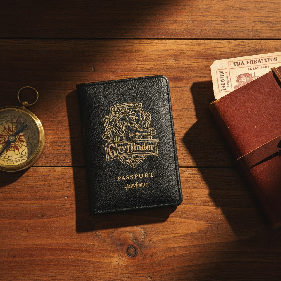 Harry Potter Harry Potter Pasaport Kılıfı - Gryffindor - Orijinal Lisanslı Ürün | Sihir Dükkanı