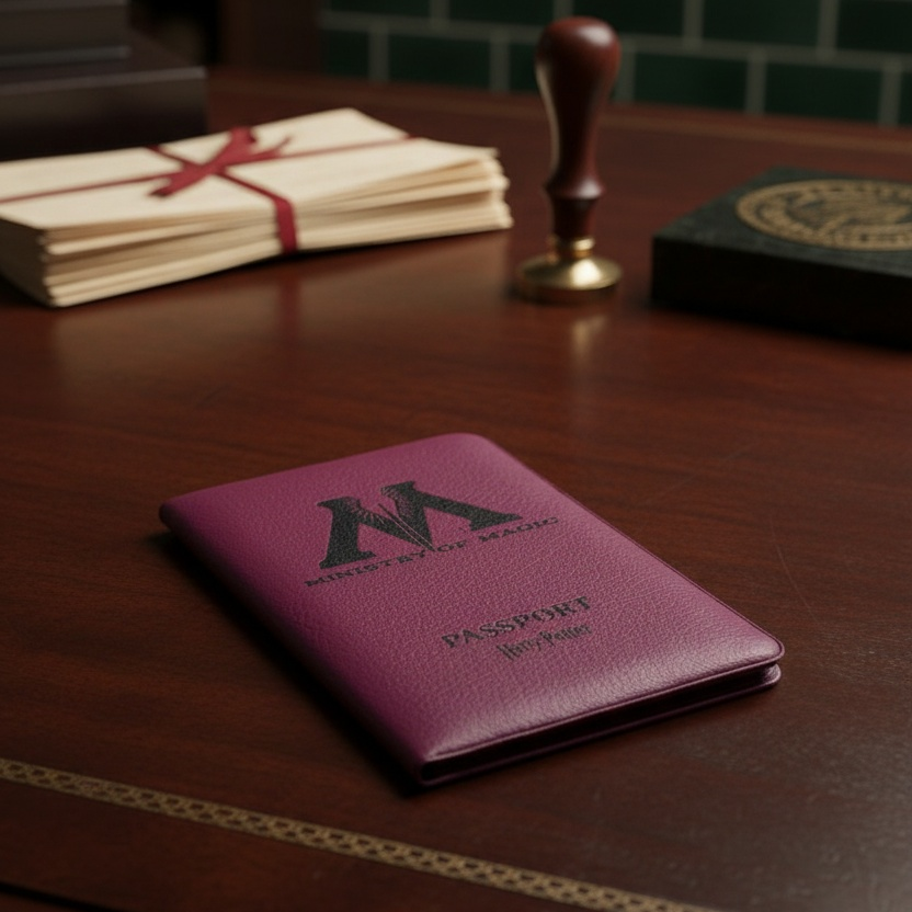 Harry Potter Harry Potter Pasaport Kılıfı - Ministry of Magic - Orijinal Lisanslı Ürün | Sihir Dükkanı