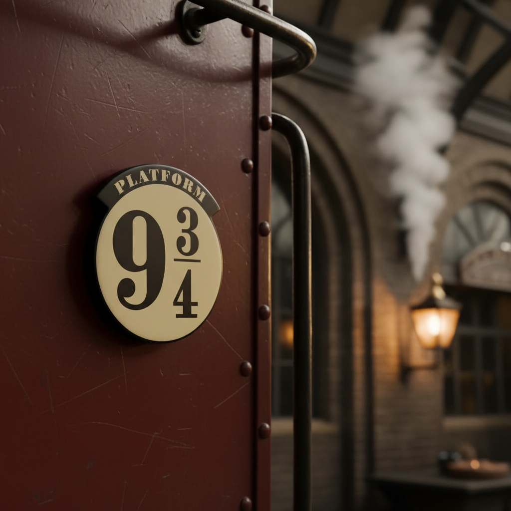 Harry Potter Wizading World - Harry Potter - Magnet - Platform 9 3/4 - Orijinal Lisanslı Ürün | Sihir Dükkanı