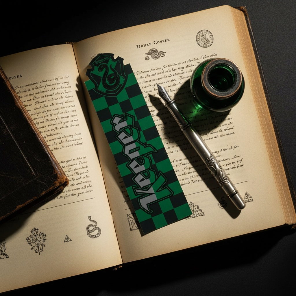 Harry Potter Wizarding World - Harry Potter Bookmark - Slytherin - Orijinal Lisanslı Ürün | Sihir Dükkanı