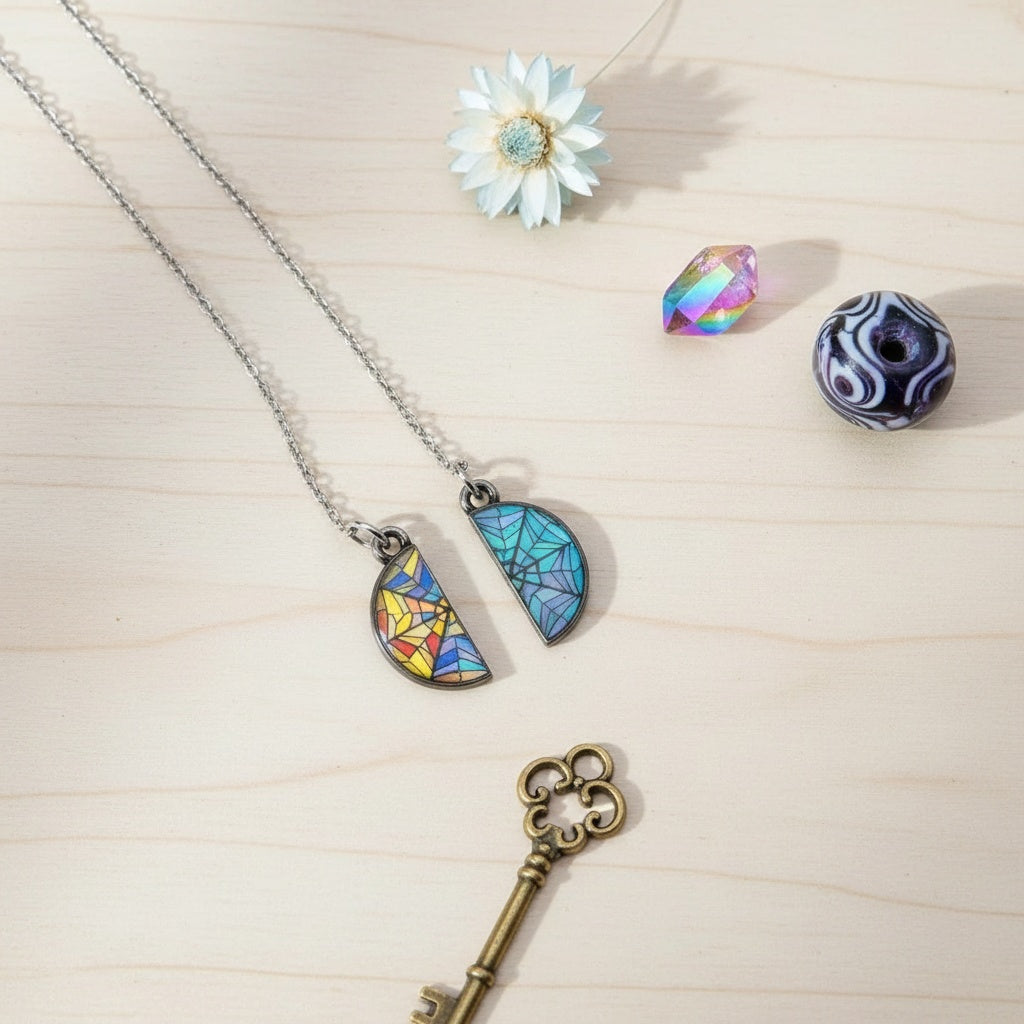 Wednesday Rainbow Kolye — Styling Shot