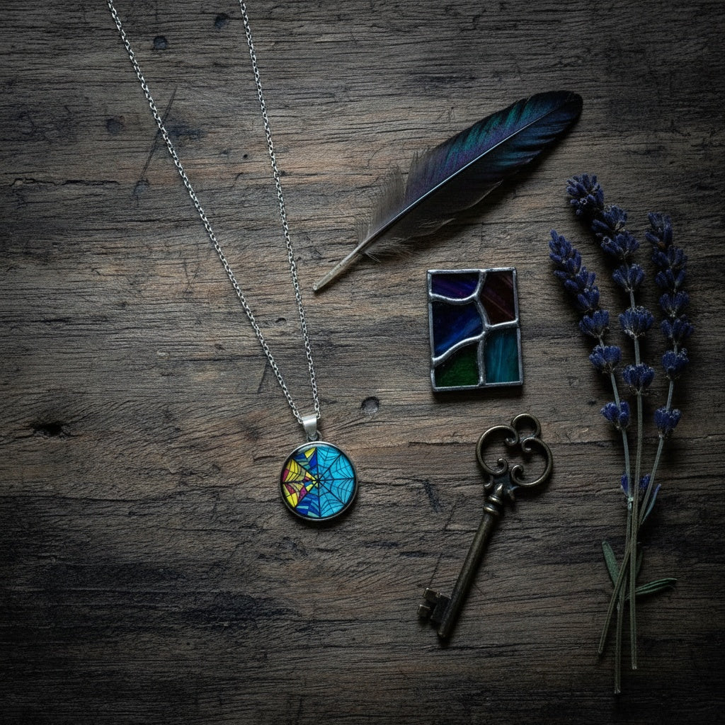 Wednesday Window Kolye — Styling Shot