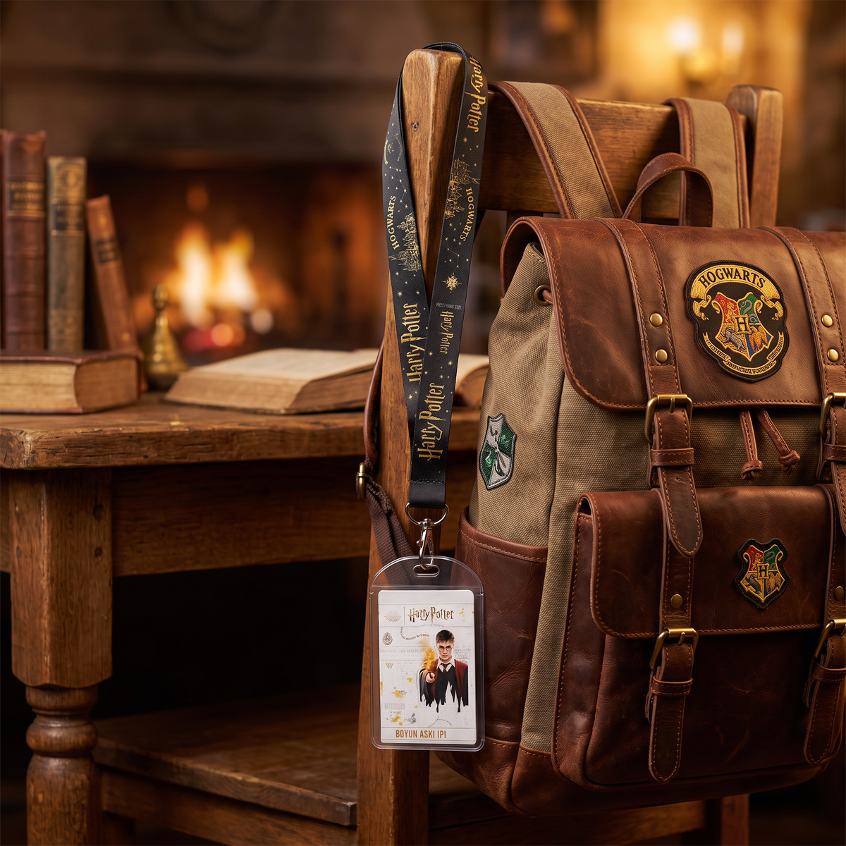 Harry Potter Hogwarts Boyun Askı İpi Siyah - Lifestyle