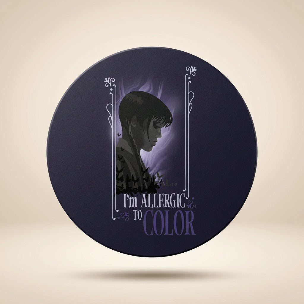 Wednesday Wednesday - Allegric To Color Coaster - Orijinal Lisanslı Ürün | Sihir Dükkanı