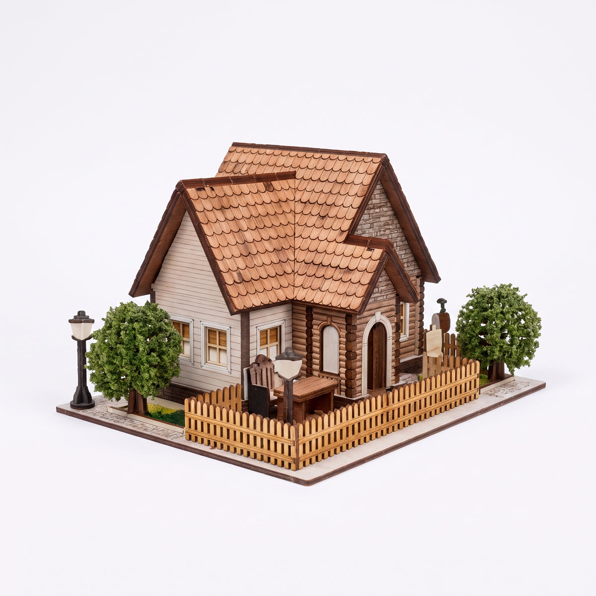 Orman Villa 3D Puzzle kurulu model