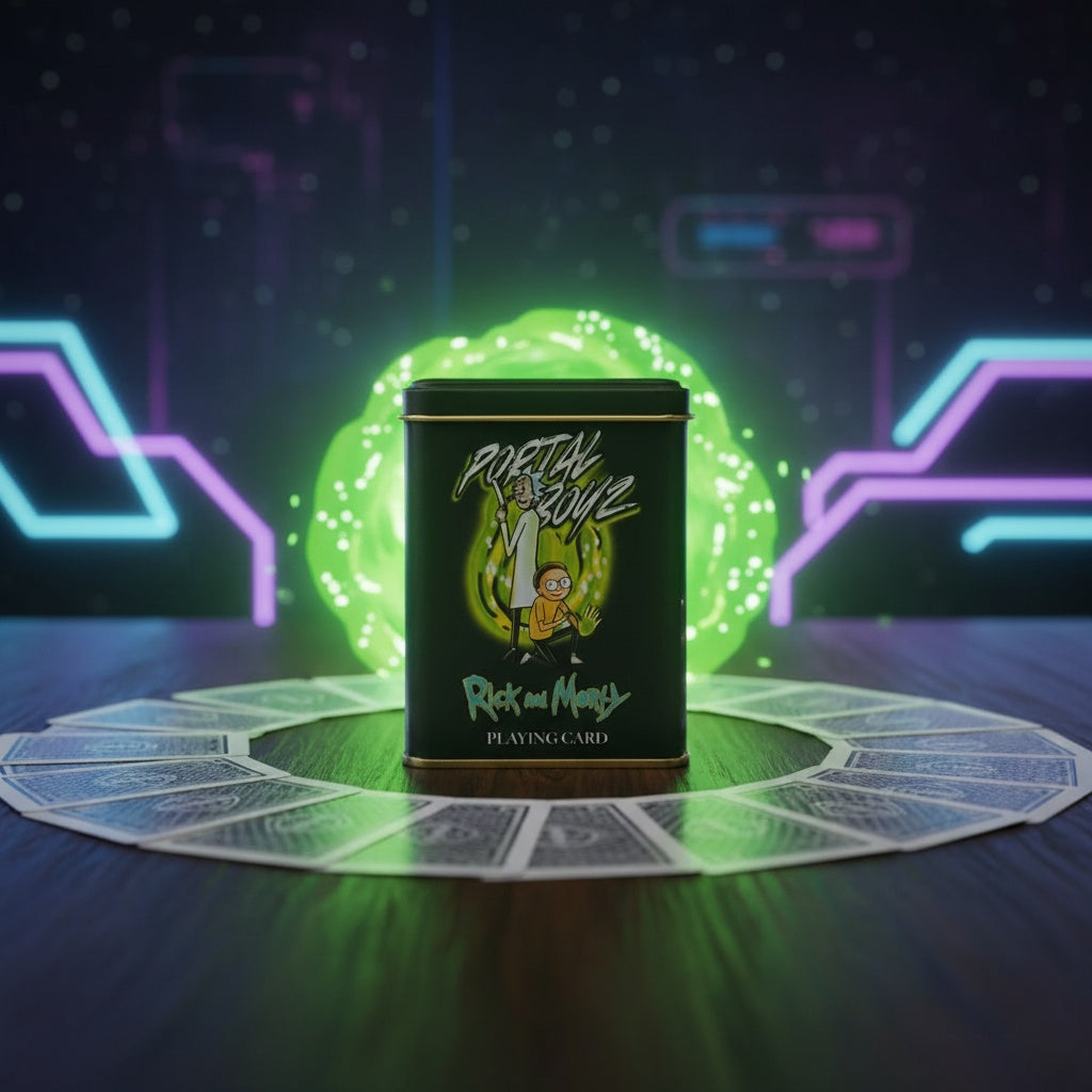 Rick&Morty Portal Boys Oyun Kartı — Lifestyle
