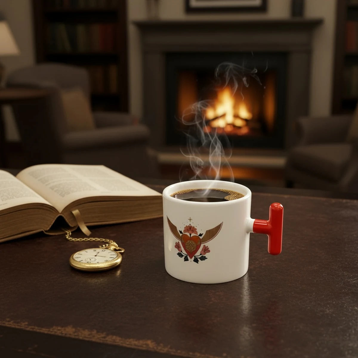 Harry Potter Kanatlı Kalp İkili Espresso Kupa Seti (2)