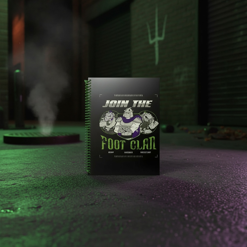 NINJA TURTLES FOOT CLAN KARELİ DEFTER (2)