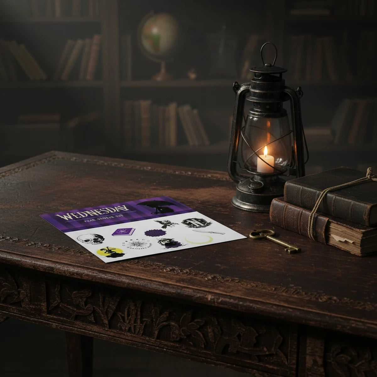 Wednesday - Fear Sticker Set — Sihir Dükkanı