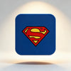 Superman Bardak Altlığı Superman Logo Mavi