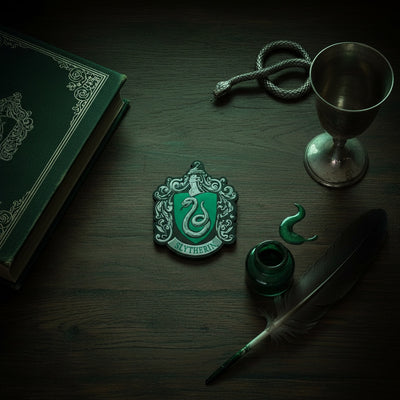 Slytherin Crest Magnet — Styling Shot