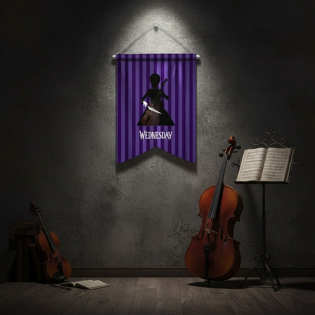 Wednesday Cello flama pennant lifestyle music room