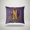 Wednesday - Nevermore Academy Logo Yastık
