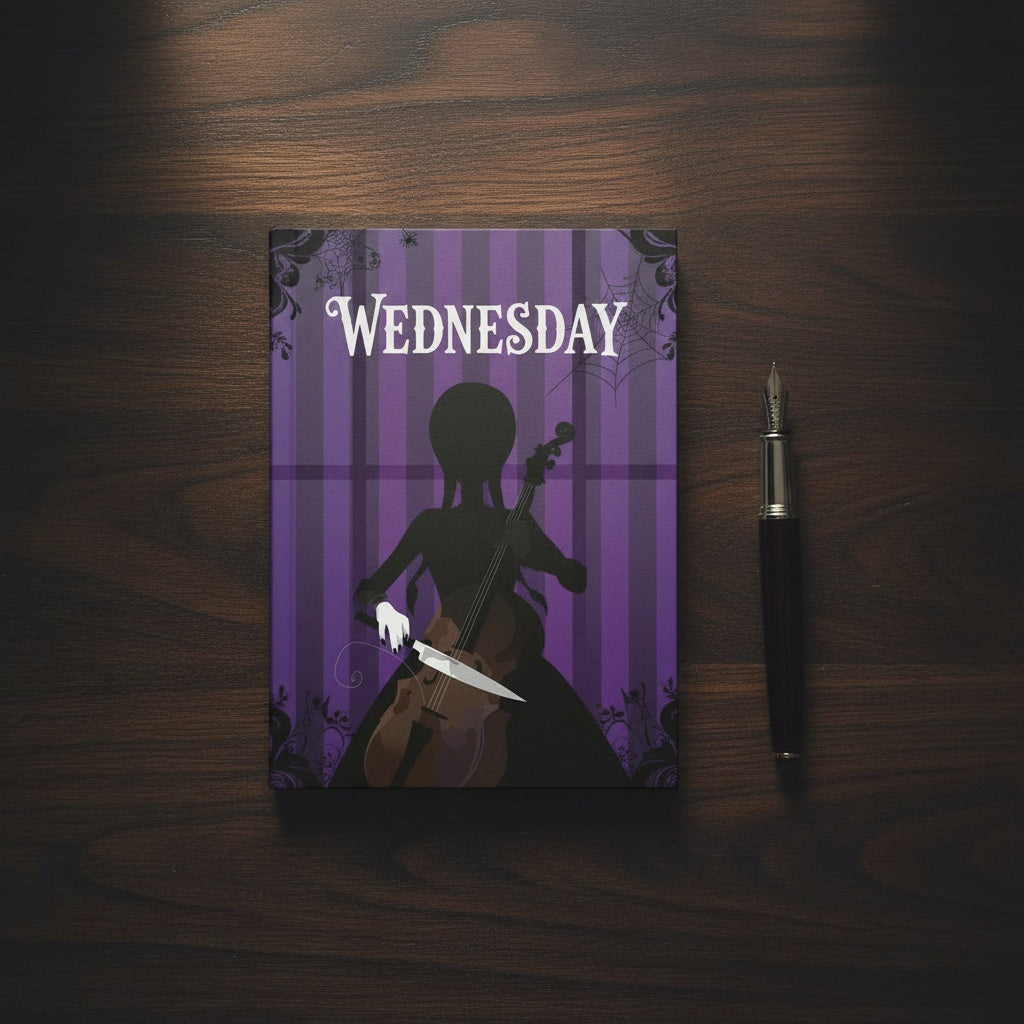 Wednesday Wednesday-notebook lifestyle dark academia