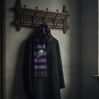 Wednesday Nevermore Academy scarf lifestyle gothic