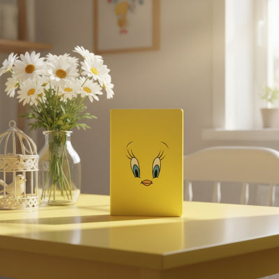 Tweety Bird hardcover notebook lifestyle sunny room