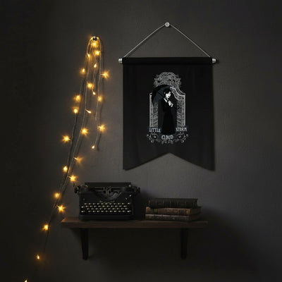 Wednesday Addams flama pennant lifestyle gothic bedroom