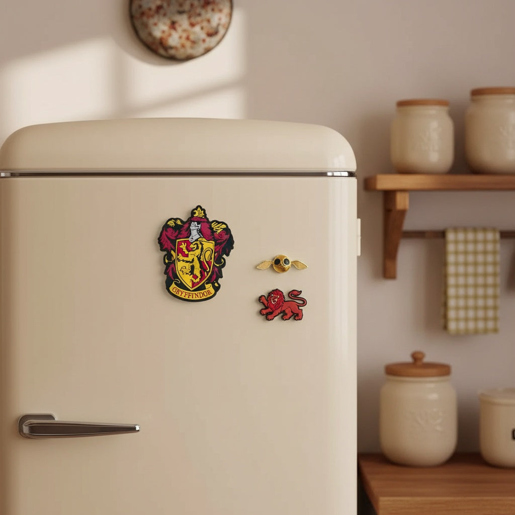 Gryffindor Crest Magnet — Fridge Styling