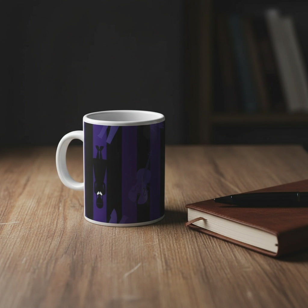Wednesday No Hug sublimation mug lifestyle