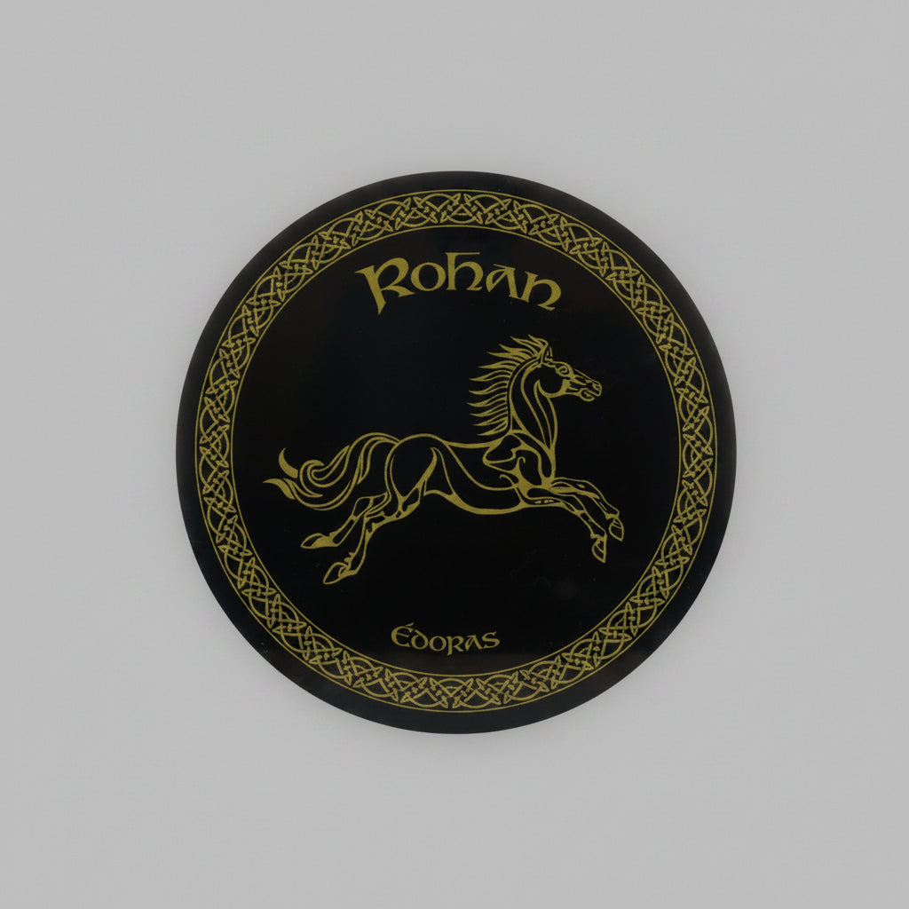 LOTR Bardak Altlığı Rohan Siyah