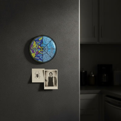 Wednesday Colourful Window magnet lifestyle fridge