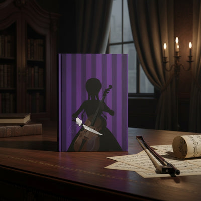 Wednesday Cello notebook lifestyle music room gothic