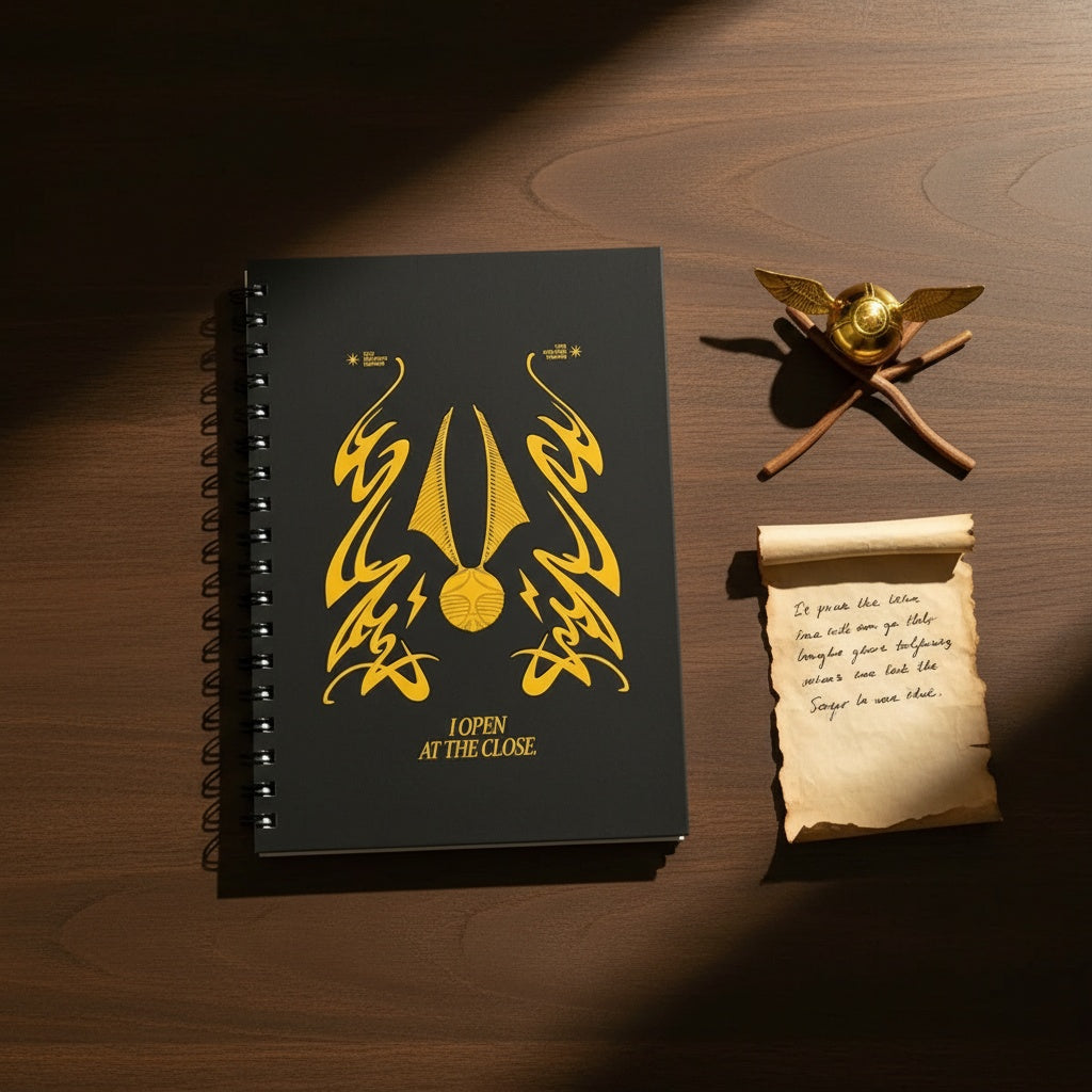 Quidditch Defter — Styling Shot