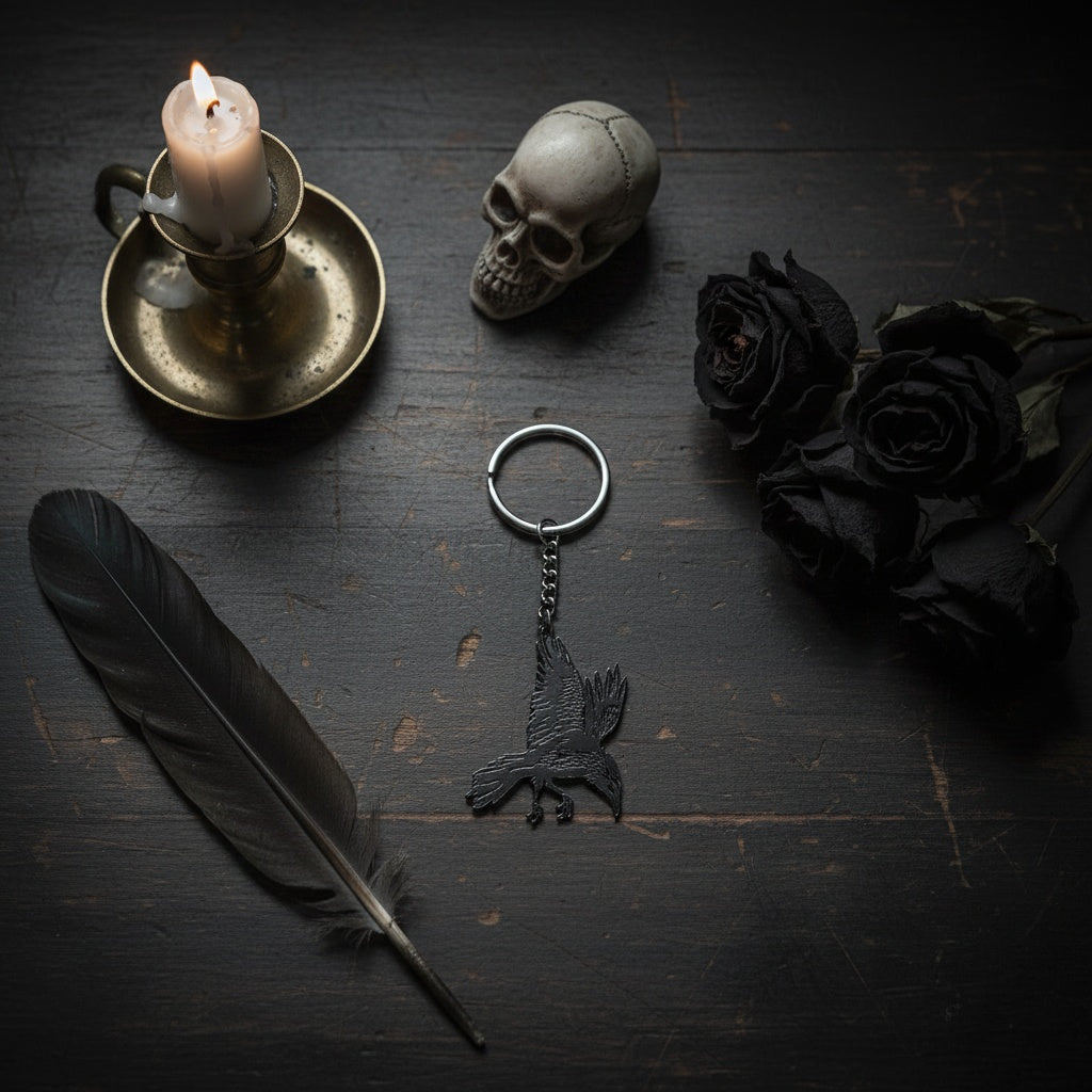 Wednesday - Raven Key Chain — Styling Shot