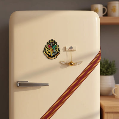 Hogwarts Crest Magnet — Styling Shot