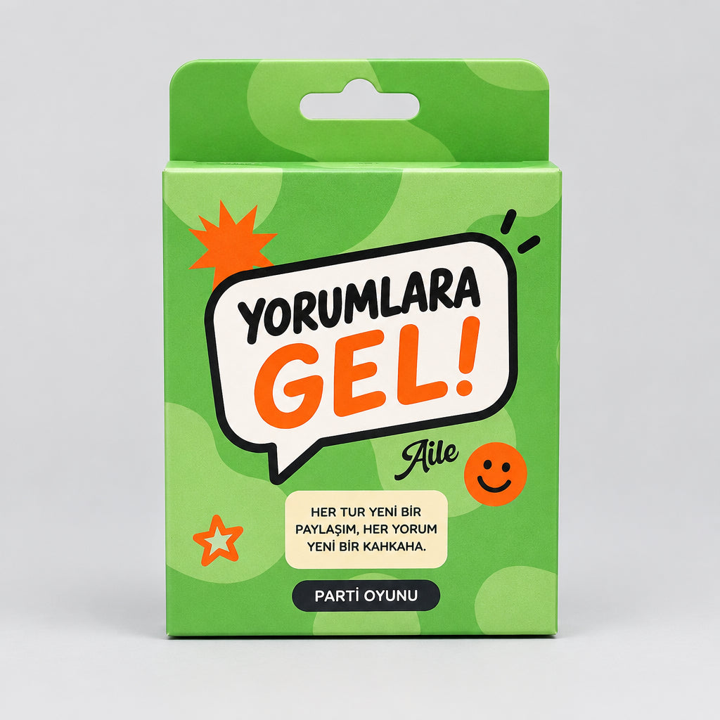 YORUMLARA GEL OYUN KARTLARI AİLE