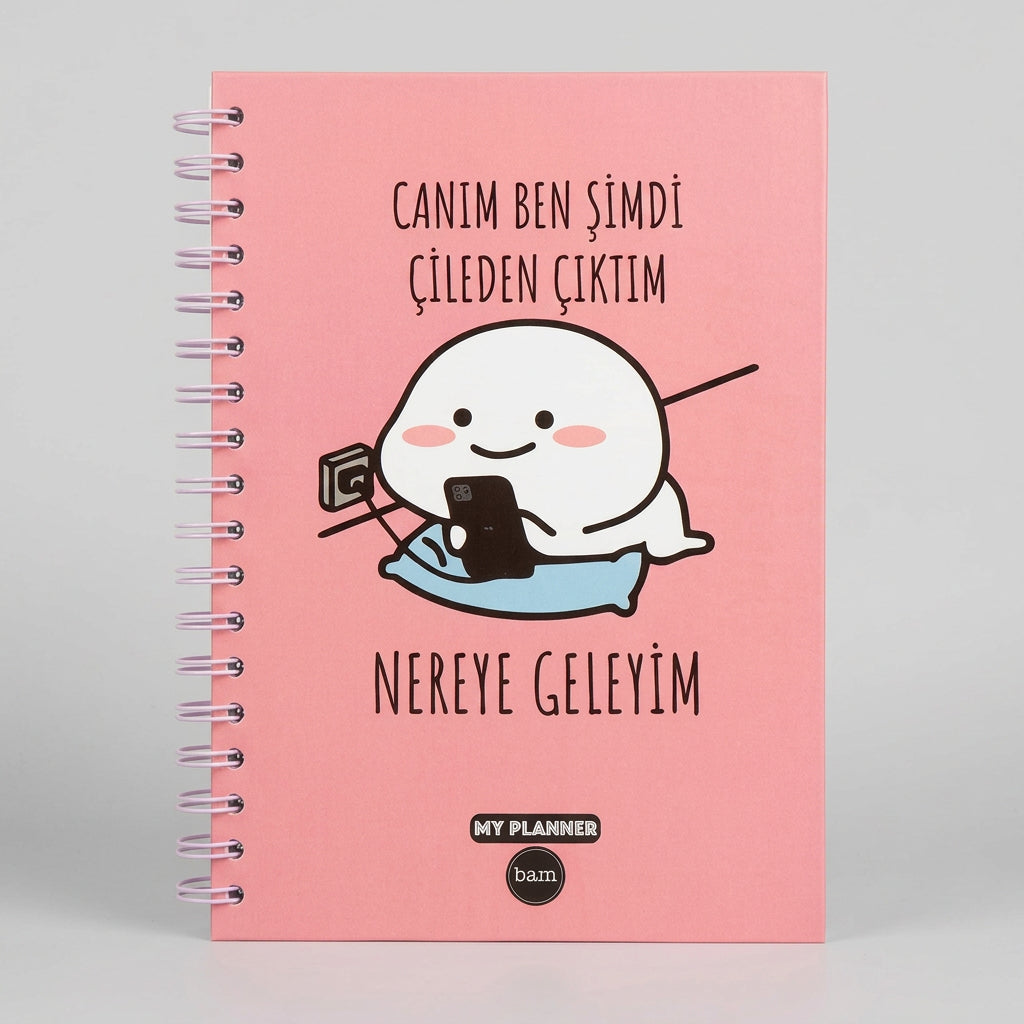 Çileden Çıktım Tasarımlı Konuşan Ajanda
