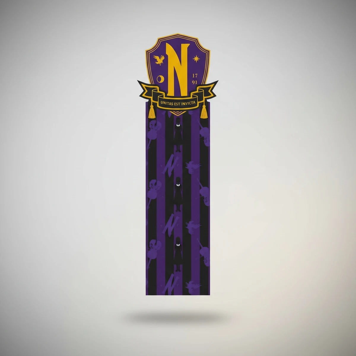 Wednesday - Nevermore Bookmark — Sihir Dukkani