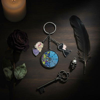 Wednesday & Enid Key Chain (2)