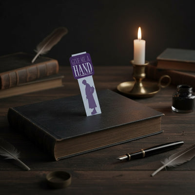 Wednesday Give Me A Hand bookmark lifestyle dark academia