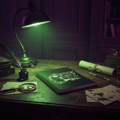 Beetlejuice Ghost With The Most spiral notebook lifestyle photography