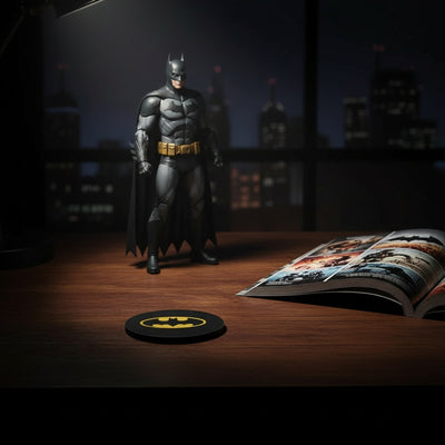 Batman Bardak Altlığı Batman Logo Siyah (2)