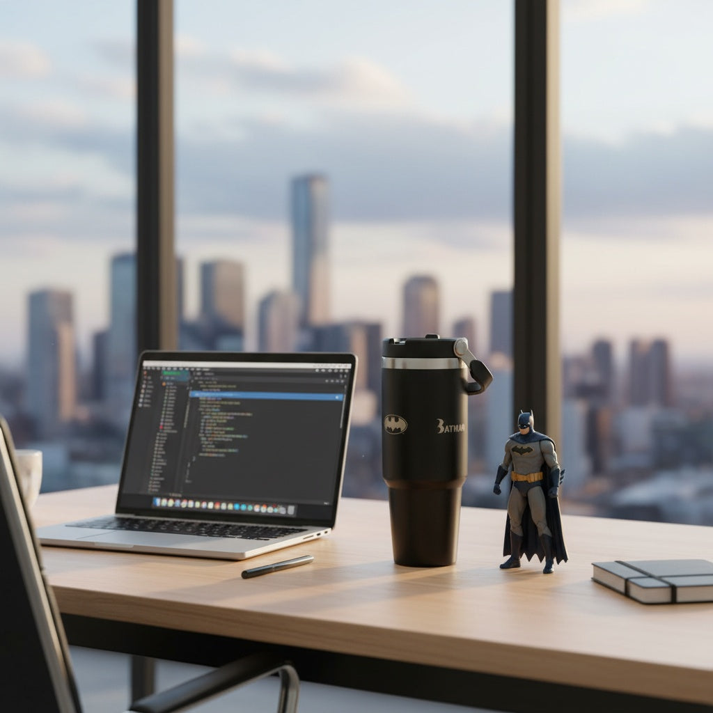BATMAN LOGOLU TRAVEL MUG TERMOS (2)