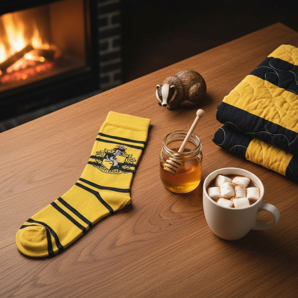 Hufflepuff Bina Çorap — Styling Shot